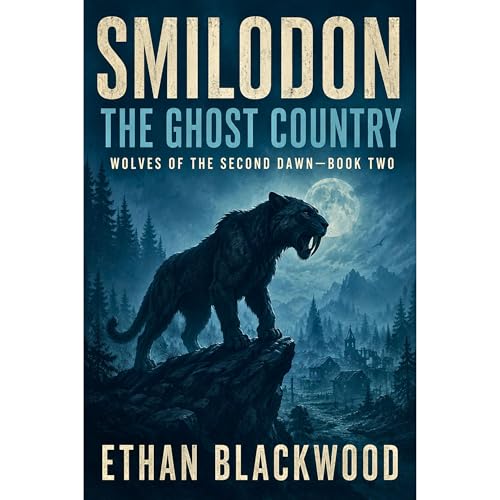 Smilodon - The Ghost Country: Book Two of Wolves of the Second Dawn Audiobook By Ethan Blackwood cover art