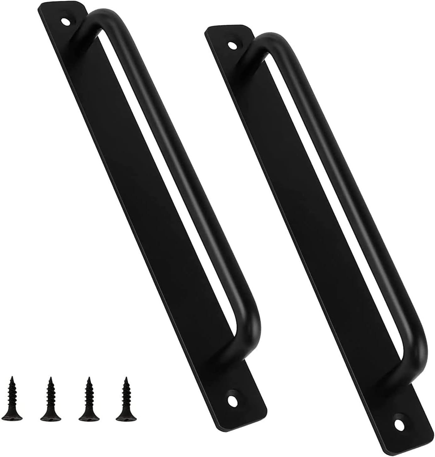 Excefore Door Handles Pull Push Door Handles Barn Door Handle Heavy Duty Aluminium Alloy Safety Grab Bar Toilet Cabinet Garage Shed Hardware Bathrooms Shower Decorative Pull Handle (2Pack)