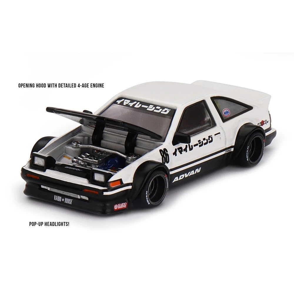 Amazon | 1:64 ダイキャストモデルカー トヨタ AE86 スプリンター