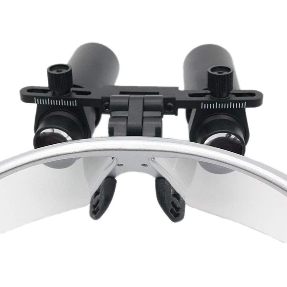 Lupas Binoculares 6X, Lupas Ópticas con Montura De Cristal, Lentes De Aumento De Alta Potencia, Distancia De Trabajo De 420 Mm.,