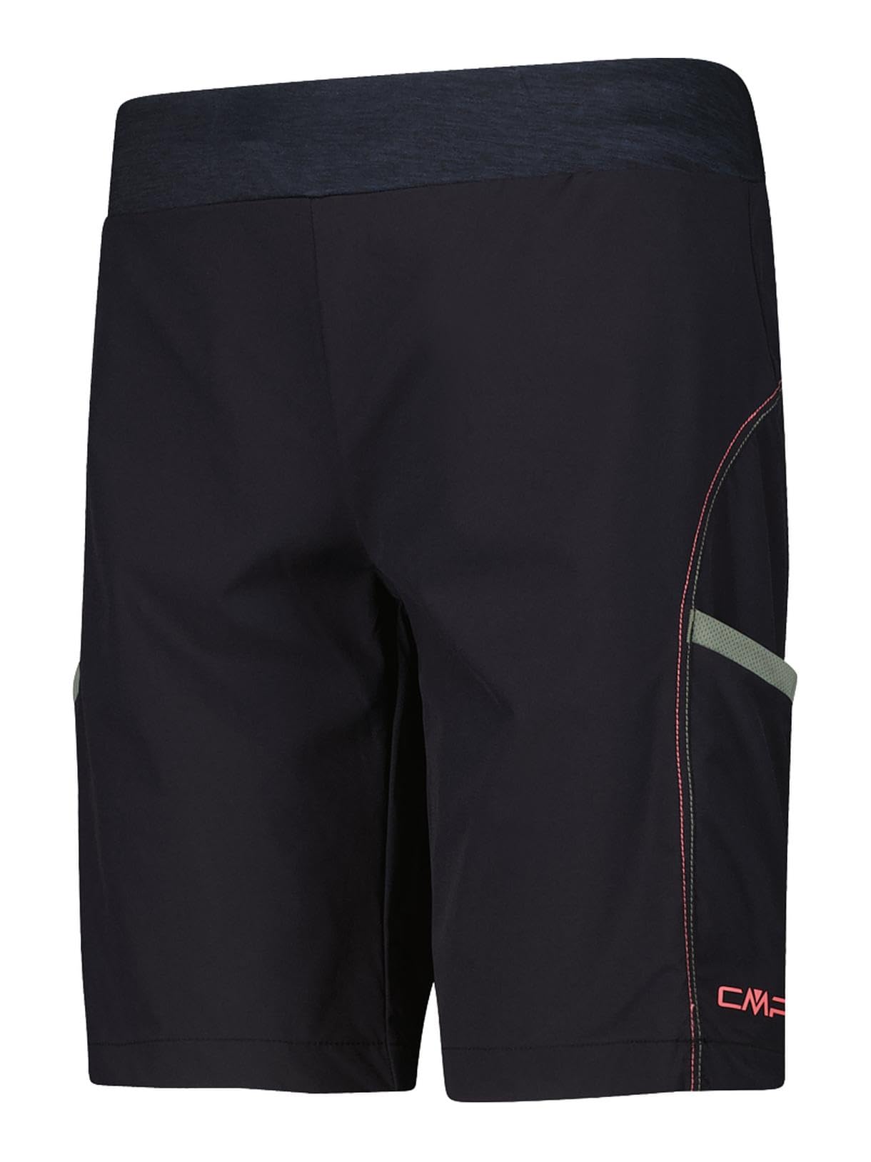 CMP Bermuda da trekking da donna con funzione Dry-Function, leggero, elastico e ad asciugatura rapida, con funzione Dry-Function. Vita comoda e tasche laterali, ideale per esterni.