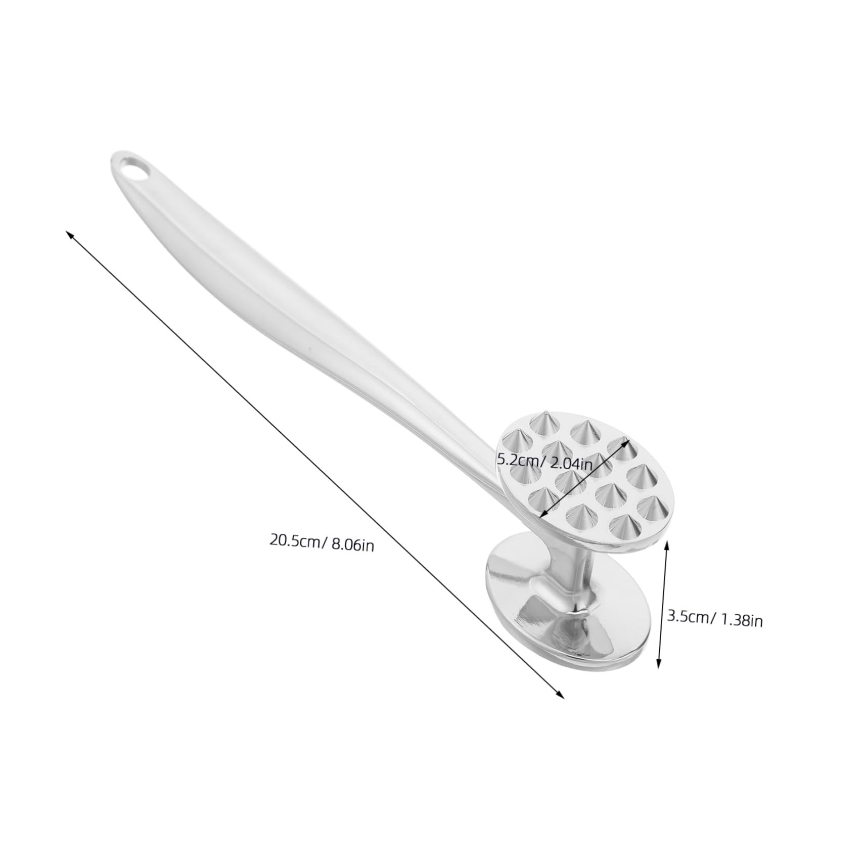 Alipis Heavy Duty Meat Tenderizer Hammer Dual Sided Kitchen Mallet for Tenderizing Steak Beef Chicken Construction Comfortable Grip Handle Essential