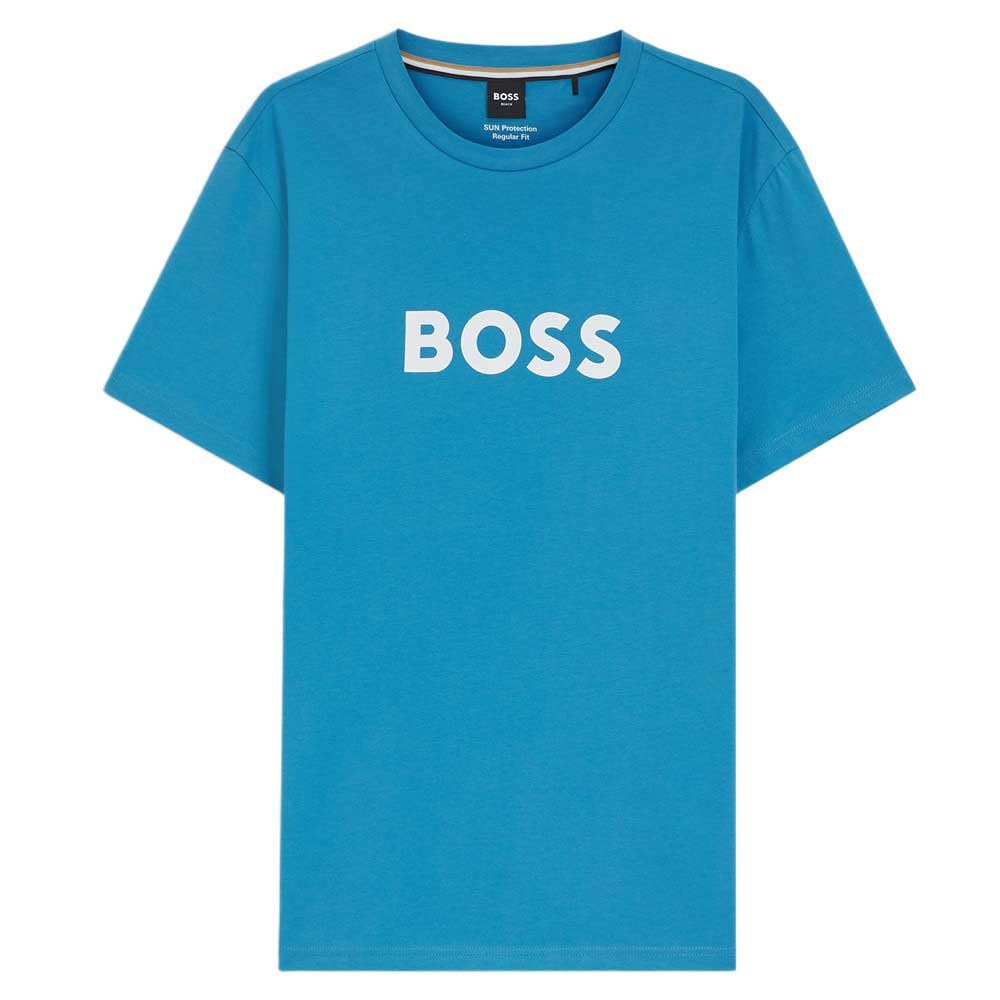 BOSS Men's Beach T-Shirt, Turquoise/Aqua 445, M
