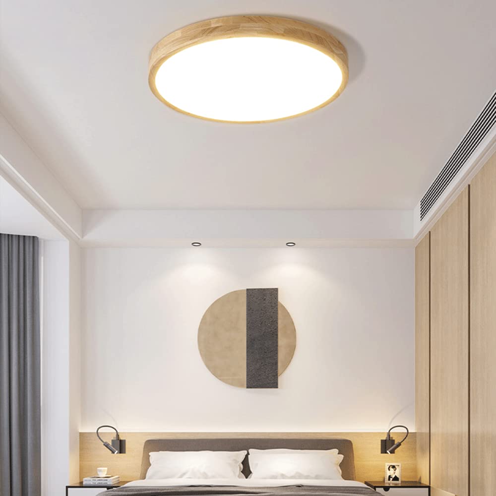 Lampa Sufitowa LED Do Użytku Domowego Wbudowana, Sufitowa Lampa Spłukująca Kreatywnymi Światłami Panelowymi Okrągłe, Ściemnialne Oświetlenie Płaskie Do Kuchni, Sypialni, Salonu I Przedpokoju RCIDOS