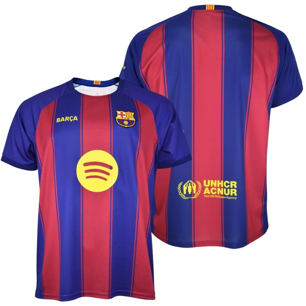 Futbol Club Barcelona Camiseta Personalizada Primera equipación 2025/26 - Réplica Oficial con Liciencia - Adulto