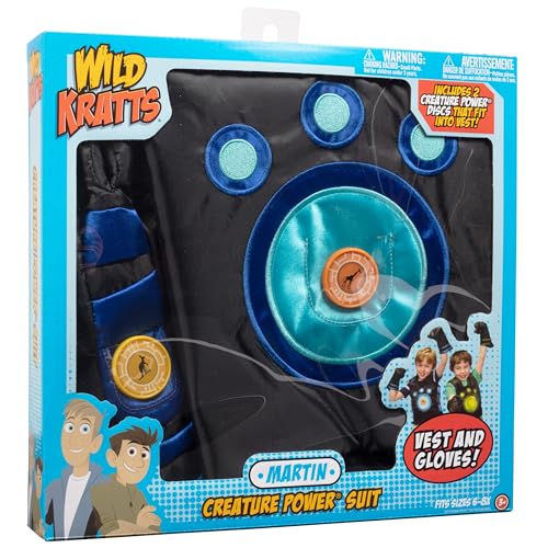 Disfraz Wild Kratts Creature Power Martin Talla Large 6-8X miniatura 6