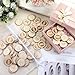 120 Pcs Round Tuit Tokens Bulk Polished Wooden Coins When You Get a Round to It Wooden Nickels with Organza Bag for Inspirational Gift Students Colleague Family