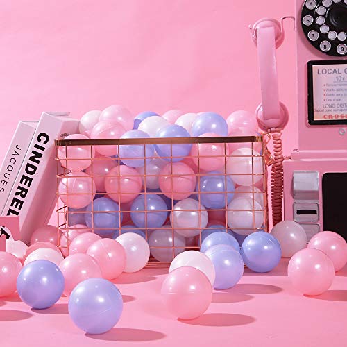 image for PlayMaty Pearl-Colored Balls-2.75inches Soft Plastic Pit Balls for Kid