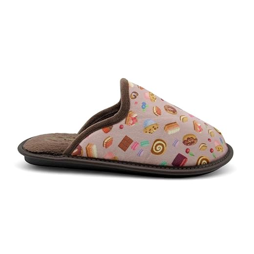 Chinelo Leffa de Quarto Feminino Inverno 860 Estampado
