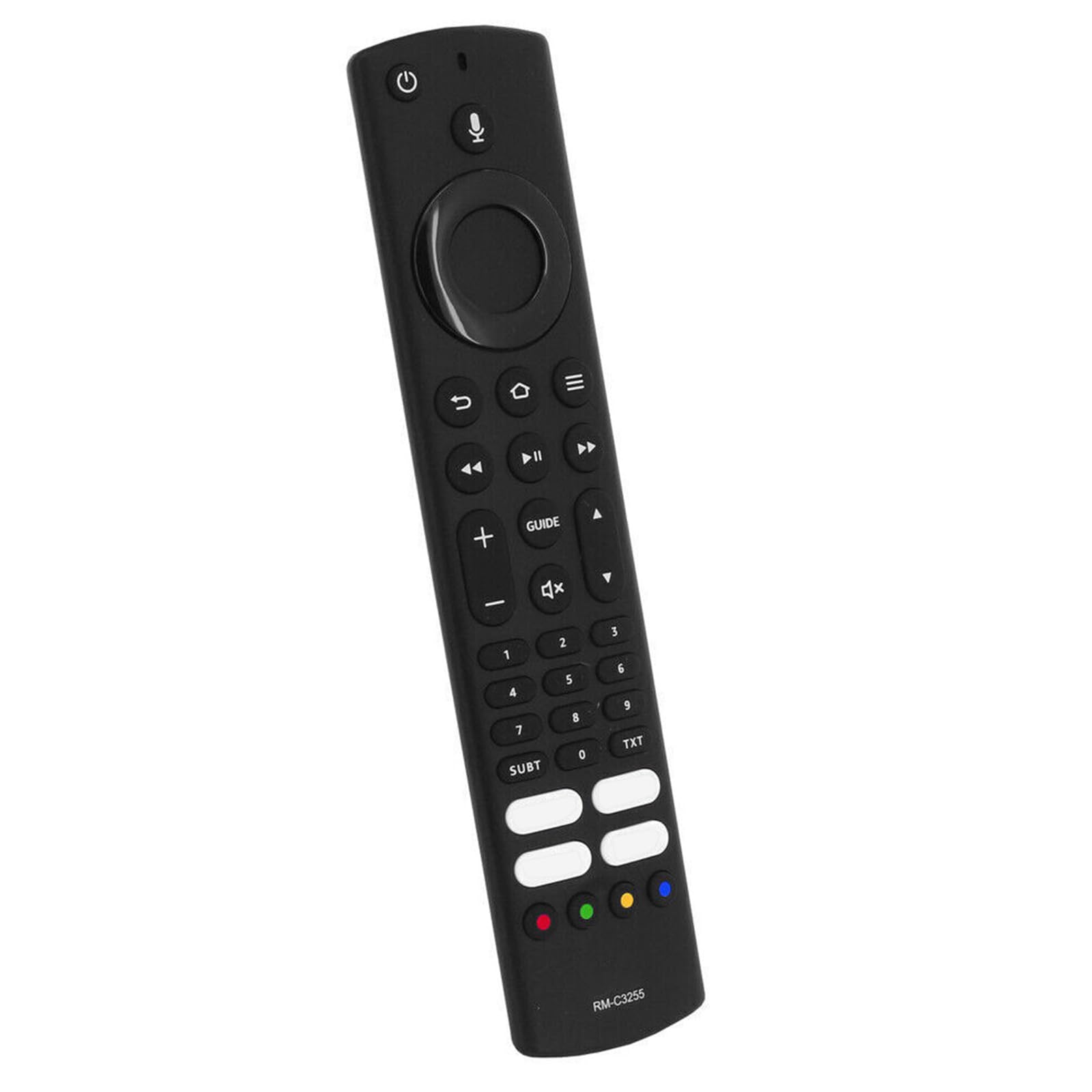 Telecomando di ricambio per JVCAlexaFire RM-C3255 LT-32CF600 LT-40CF700, telecomando di ricambio per Smart TV, casa, adulti, adolescenti, unisex, uomini e donne