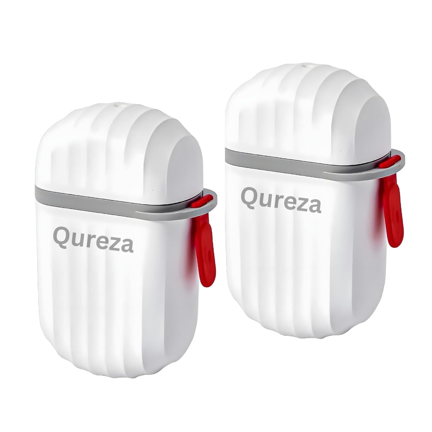 Qureza Leak-Proof Travel Soap Box with Secure Lid Portable Soap Holder for Bathroom, Gym, Camping, and Travel Durable Stylish Multipurpose Plastic Soap Case (Pack of 2)