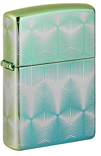 Encendedor Zippo Azul brillante diseño 360