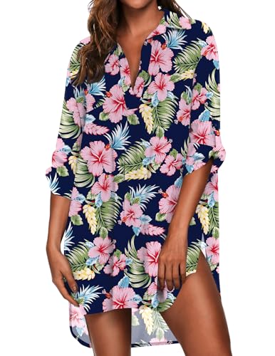 Image of Ekouaer Swimsuit Coverup for Women Bathing Suit Cover Up 2026 Summer Beach Vacation Outfits