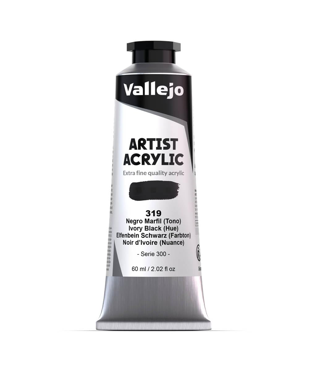 Vallejo Black Acrylic Artist Color 16319 Ivory (60Ml)