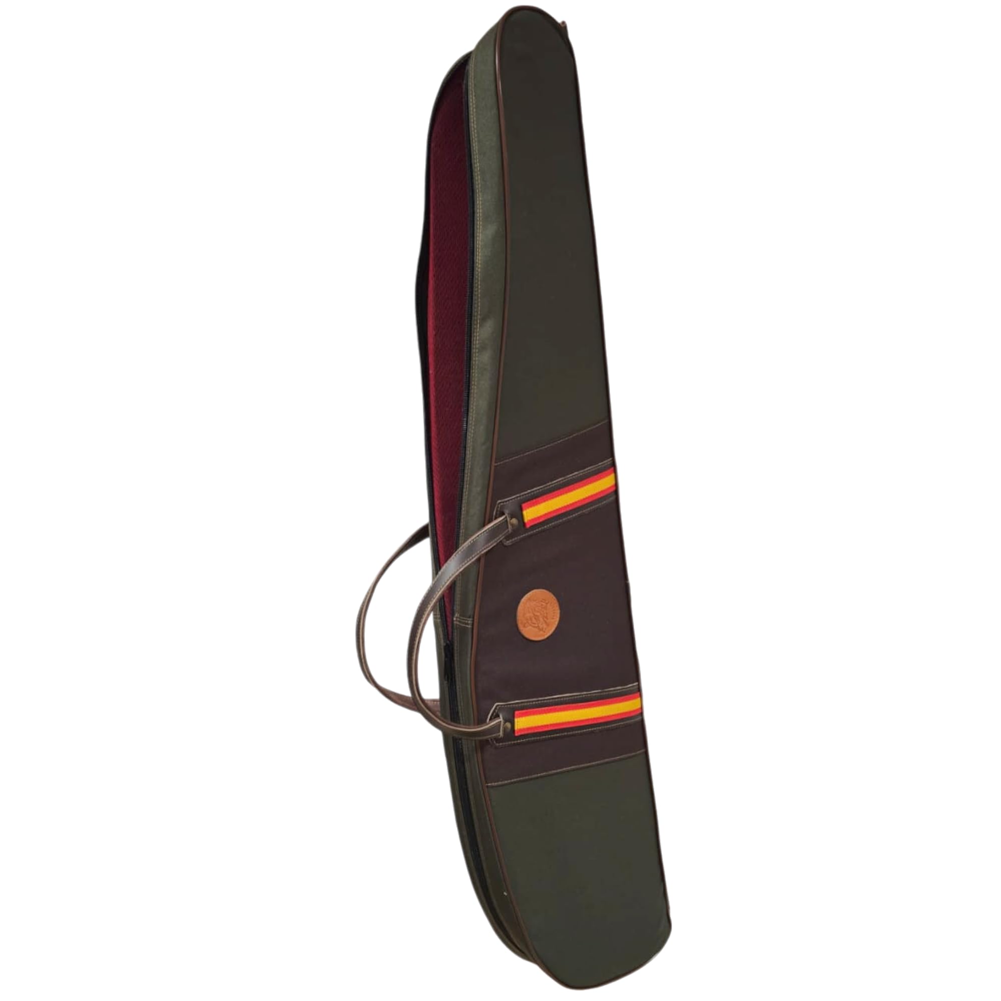 Funda Acolchada para Rifle con Visor, con Detalle DE Bandera DE ESPAÑA