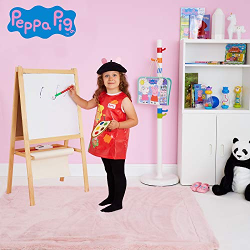 Peppa Pig Kunstenaarskostuum voor kinderen met schilderschort, baret, schilderpalet en speelgoedpenseel, kostuum voor meisjes, maat 3, 4 of 5 jaar, cadeau-idee voor verjaardagsfeestje, kostuum - multi - 4 jaar - Image 7
