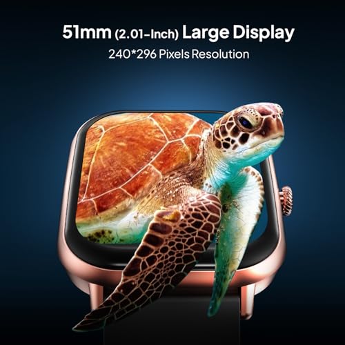 Image of Fire-Boltt Ninja Call Pro Max Bluetooth Calling Smart Watch, 2.01 inch HD Display, 120+ Sports Modes, Health Suite, AI Voice Assistance, SpO2 & Heart Rate Monitor Smartwatch for Men & Women - Gold Black