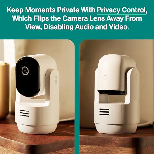 Arlo Essential Indoor Pan Tilt Zoom Security Camera 2K Wired - 1-Cam - image 6