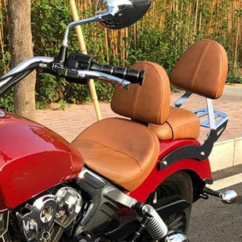 Coussin de moto arrière contre la fatigue passager pour Indian Scout Sixty selle confort - 4