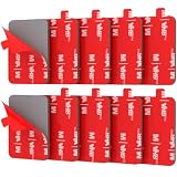 KLIKRO Nastro Biadesivo Extra Forte, 10 Pezzi Pad Biadesivo, Compatibili con Montaggi Casco GoPro, Impermeabile & Resistente al Calore, Biadesivo Forte per Nextbase 44x34mm