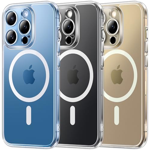 TOCOL for iPhone 13 Pro Max Case, Compatible with MagSafe, Clear