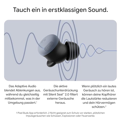 Google Pixel Buds Pro 2 - Wireless Earbuds with Active Noise Cancellation – Bluetooth Headphones - Peony – Bild 4