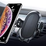 Universal Car Phone Mount, Car Phone Holder for Car Air Vent with Quick Release Button Compatible with iPhone X/XR/XS/Max/8/Plus, Samsung Galaxy S10/10+/9/Note 9/8, Google, Huawei and More