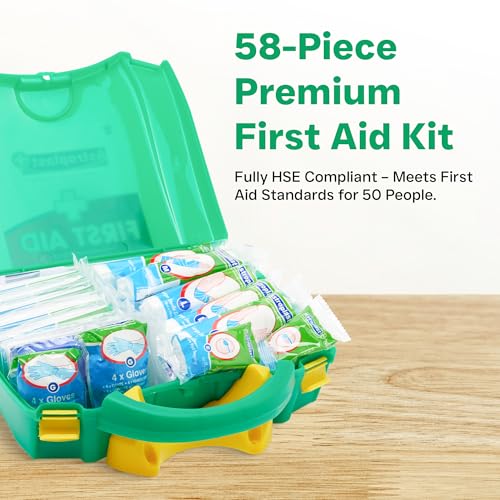 Image of Wallace Cameron 10 Person Food Hygiene, Green Box First Aid Kit