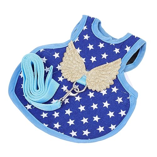 VANZACK Chicken Harness Leash Wear-Resistant Adorable Vest for Household Chicken Polyester Walks Runs