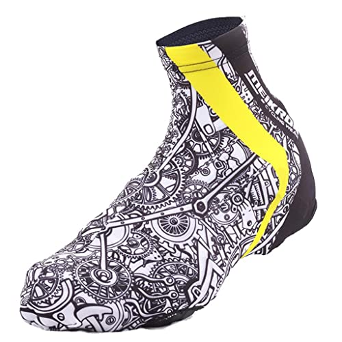 Couvre-chaussures vélo en polyester pliable avec fermeture zip protectrice - 3