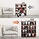 BIGLUFU Einstellbare Schuhstapler, 20 Stück Schuhorganizer Platzsparend Verstellbarer PP Schuh Organisierer, rutschfest Shoe Organizer, Doppelschicht Schuhregal, Rutschfest Schuhschlitze Set