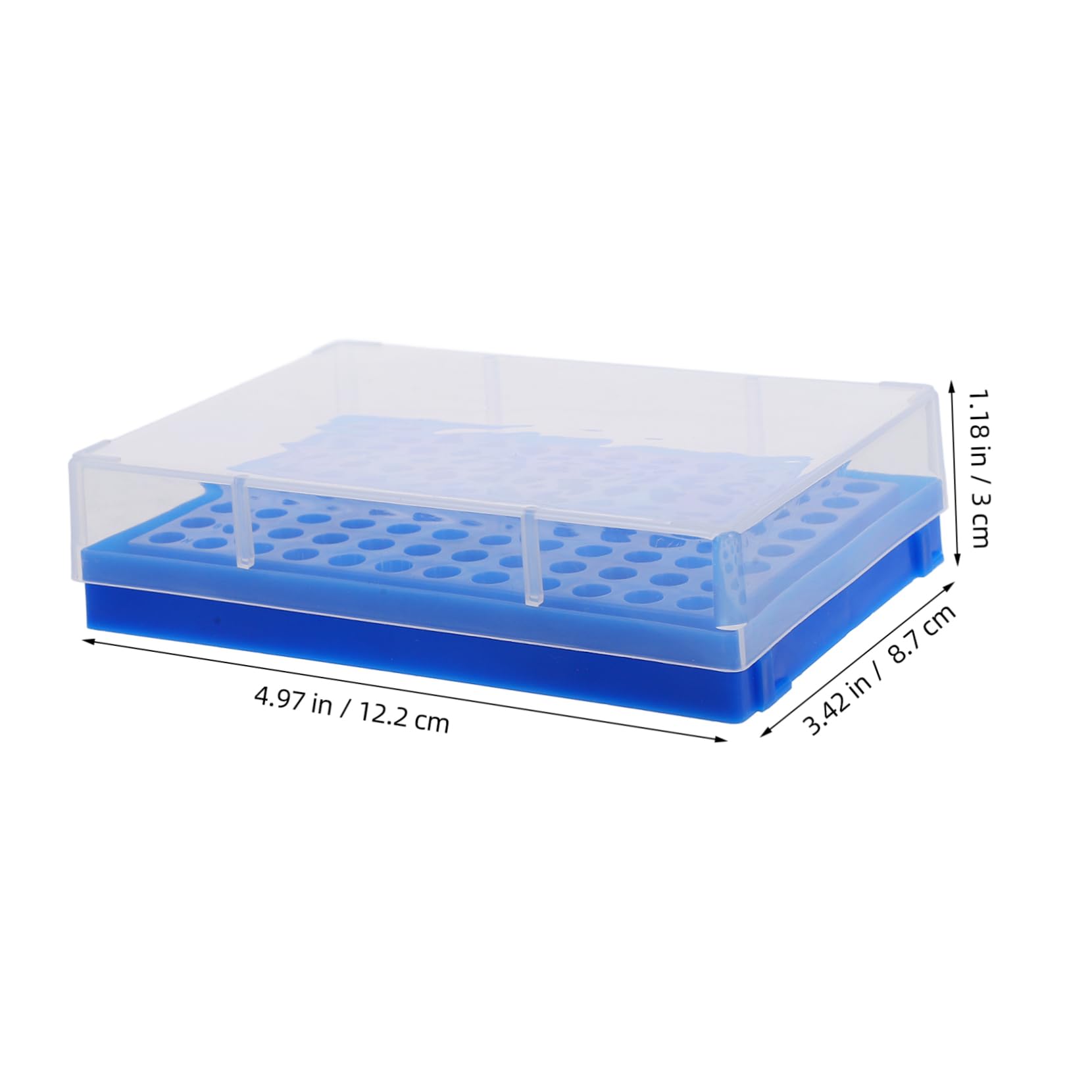 CHILDWEET 5Pcs Tube Rack for Test Tubes Tube Holder Organizer for Laboratory Use Polypropylene Construction