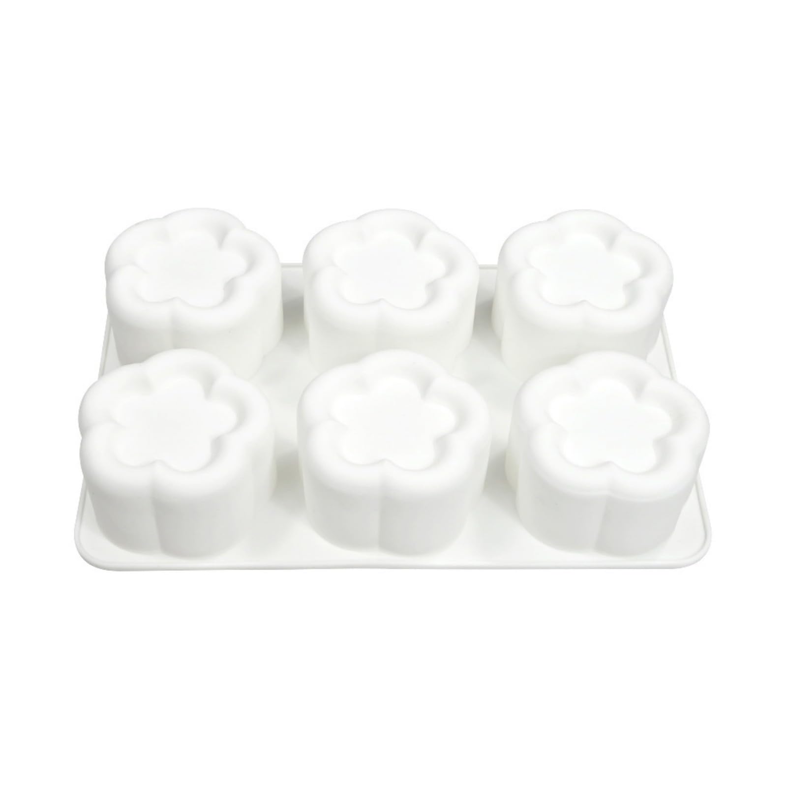 LUCKGONI Flower Shape Silicone Mold Baking Tool Mousses Cake Decorating Mold for Making Chocolate, Candy, Candle, Soap