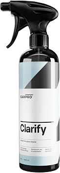 CARPRO توضيح مخطط الحرة نافذة السيارة الأنظف يزيل الزيوت وبصمات الأصابع والأوساخ - آمنة للاستخدام على طلاء السيراميك والزجاج الداخلي والخارجي - 500 mL 17 oz