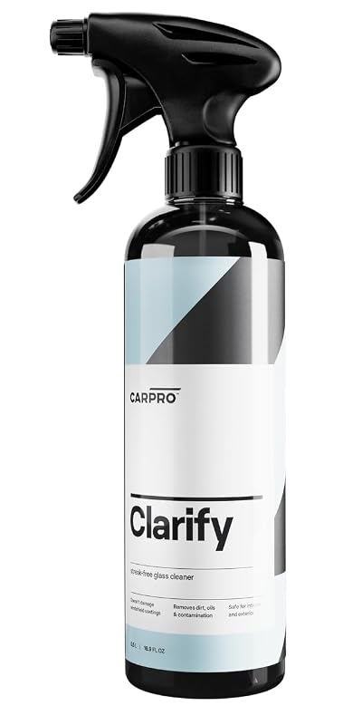 Limpador de Vidros Automotivo CARPRO Clarify para Vidros Internos e Externos, 500 mL