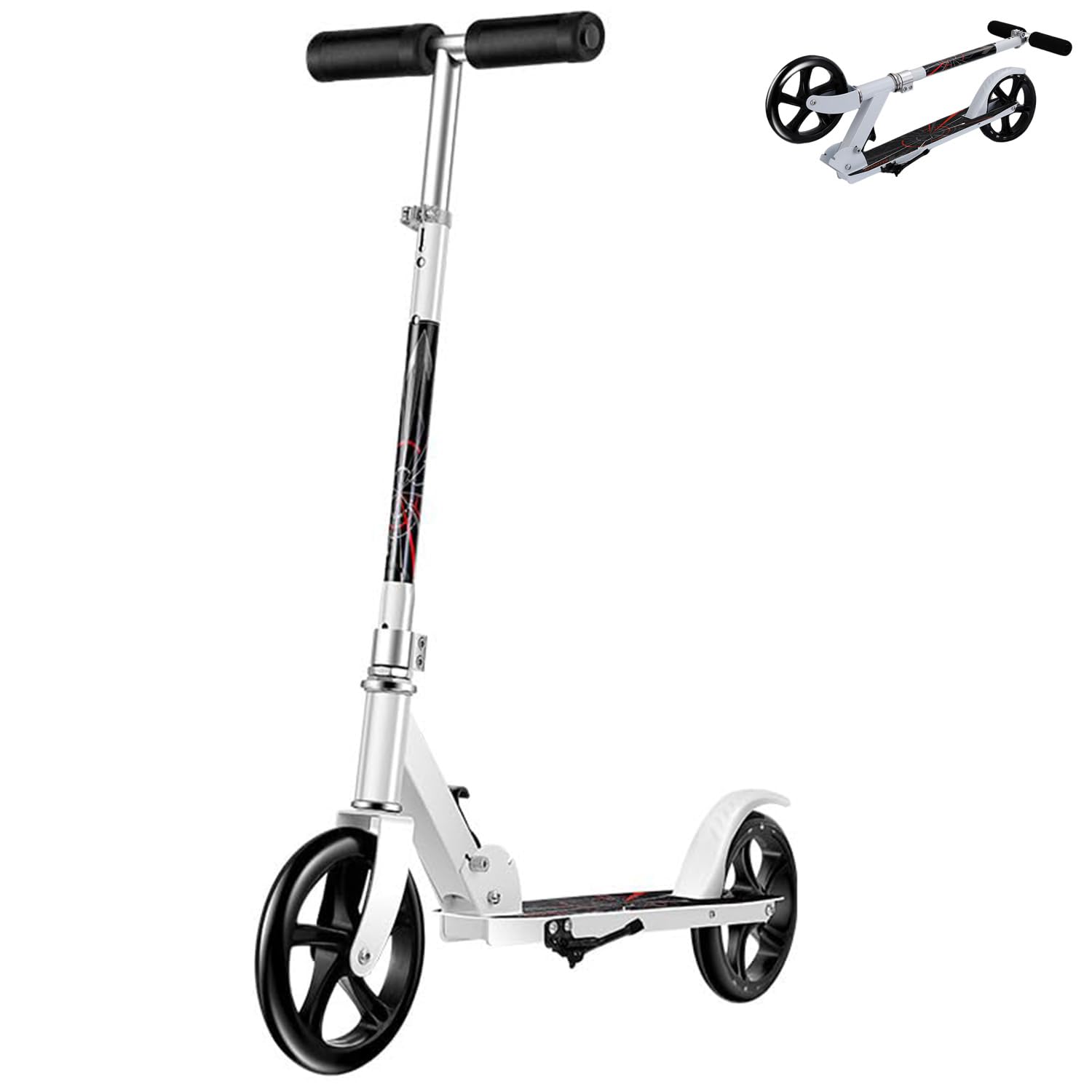 Kick Scooter for Adult Teens Kids Foldable Sports Scooter Bike 3 Height Adjustable Scooter Foldable Urban Scooter