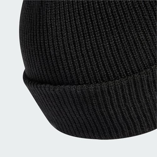 adidas Mixte Essentials Cuffed Beanie, Black/White, M