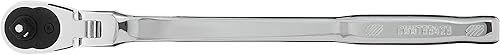 CRAFTSMAN Trinquete de cabeza flexible, mango largo de cabeza de pera, SAE, 36 dientes, 3/8 pulgadas (CMMT99426)