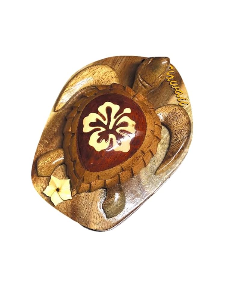 Amazon.com: Island Wood Wooden Puzzle Jewelry Box (Turtle