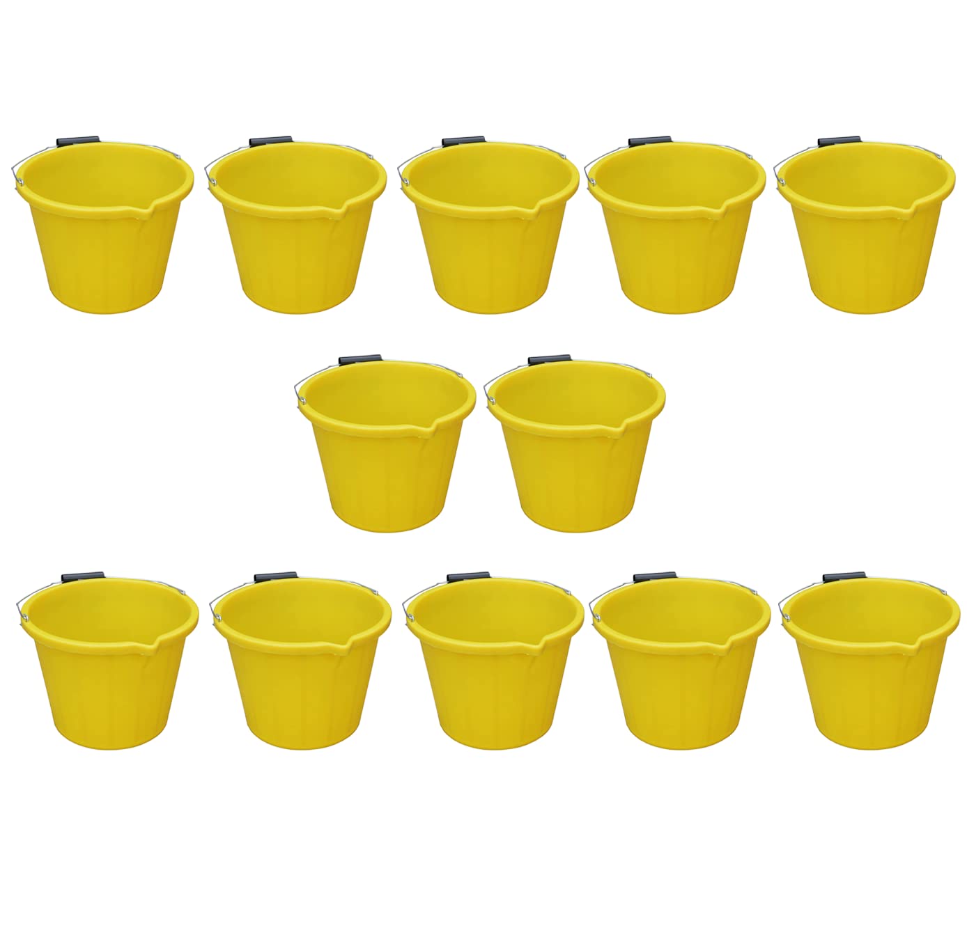 Faithfull FAI3GBUCKET 14 Litre (3 Gallon) Black Builders Bucket - UPVCSTORE