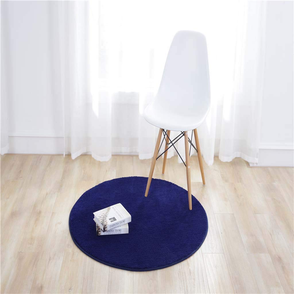 Tapis rond solide anti-glisse de 150cm pour sécuriser le chevet