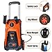 Electric Pressure Washer 3500 PSI Max 2.5 GPM Electric Powered Power Washer with 25FT Hose,4 Quick Connect Nozzles and Soap Tank, PX5 Car Wash Machine/Driveway/Patio Clean Orange