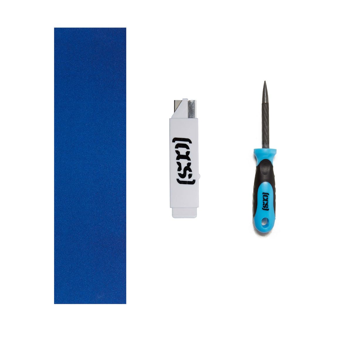 [CCS] Grip Tape with 2-in-1 File Tool and Razor Blade (Checkerboard Black/White)