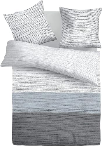 Schlummerglück Biancheria da letto originale con motivi intramontabili alla moda, prodotto di alta qualità, 100% cotone, diversi modelli e qualità disponibili (modello: Mist)
