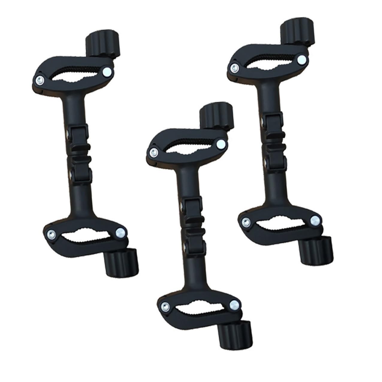 BESTonZON Adjustable Twin Stroller Connector Iron Plastic Lightweight Buckle for Connecting Carts for Parents Babysitters Theme Parks Outdoor Use