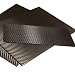KARBXON â€“ 250mm x 100mm x 3mm â€“ 100% - Pure Carbon Fiber Laminate Plate Panel â€“ Black - 3K Plain Weave - Glossy Surface â€“ for CNC Machining, Drones, Radio Control Cars, Boats â€“ Nano tech Material