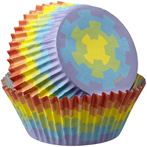 Wilton Standard Baking Cups, 36-Count, Rainbow Color #TOP2