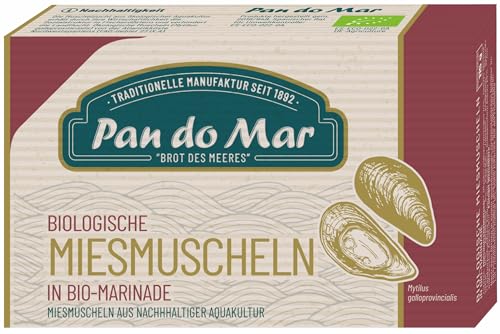 Pan do Mar Miesmuscheln in Bio-Marinade (6 x 115 gr)