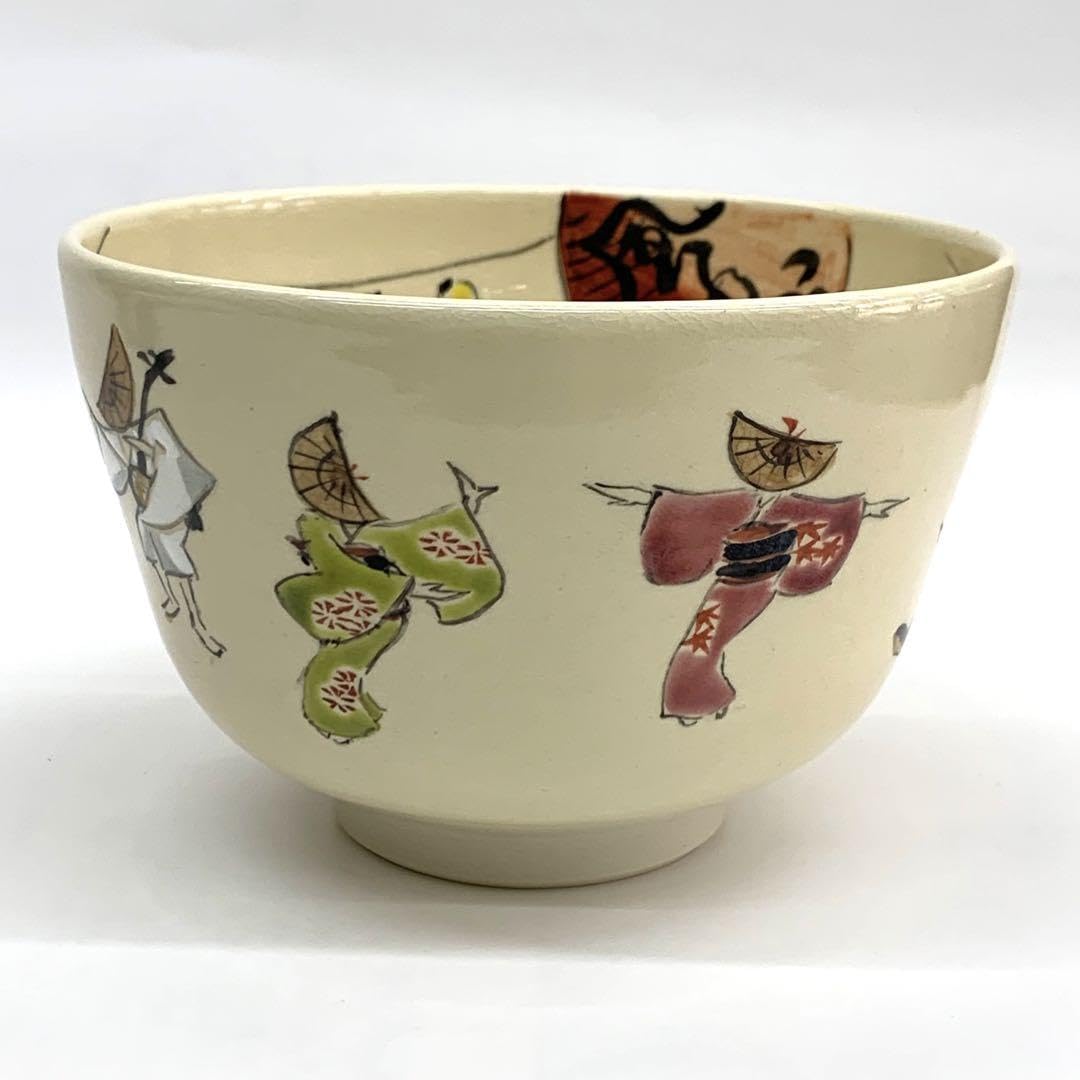 【茶碗　独楽　南蛮七宝】紙箱 シリーズ以外・その他 染付七宝文 お茶呑茶碗（桐箱入）〈5個