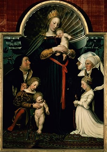 Impression d'affiches Hans Holbein Art Portrait pour D&eacute;coration Murale de Salon